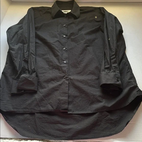 Maison Margiela organic cotton shirt black
